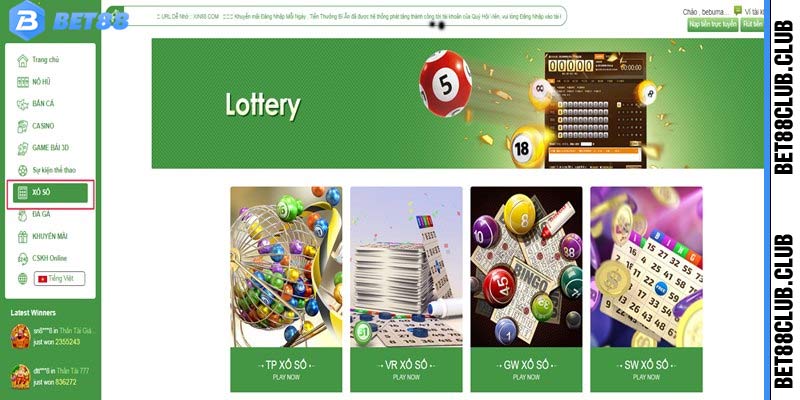 Đăng ký trải nghiệm xổ só bet88 đơn giản