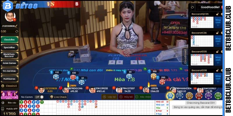 Baccarat – Siêu phẩm top 1 trong các sảnh game