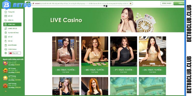 Casino Bet88 - Sòng Bài Trực Tuyến Uy Tín Nhất Việt Nam 2024