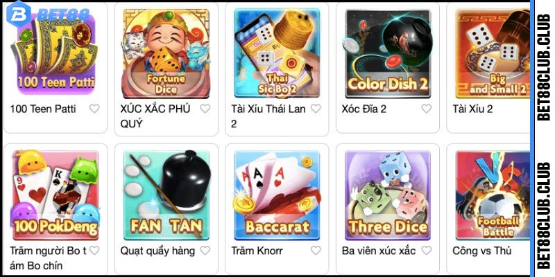 R88 có nhiều tự game hot nhất hiện nay