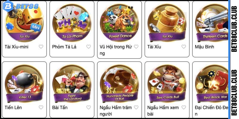 Sảnh game bài V8